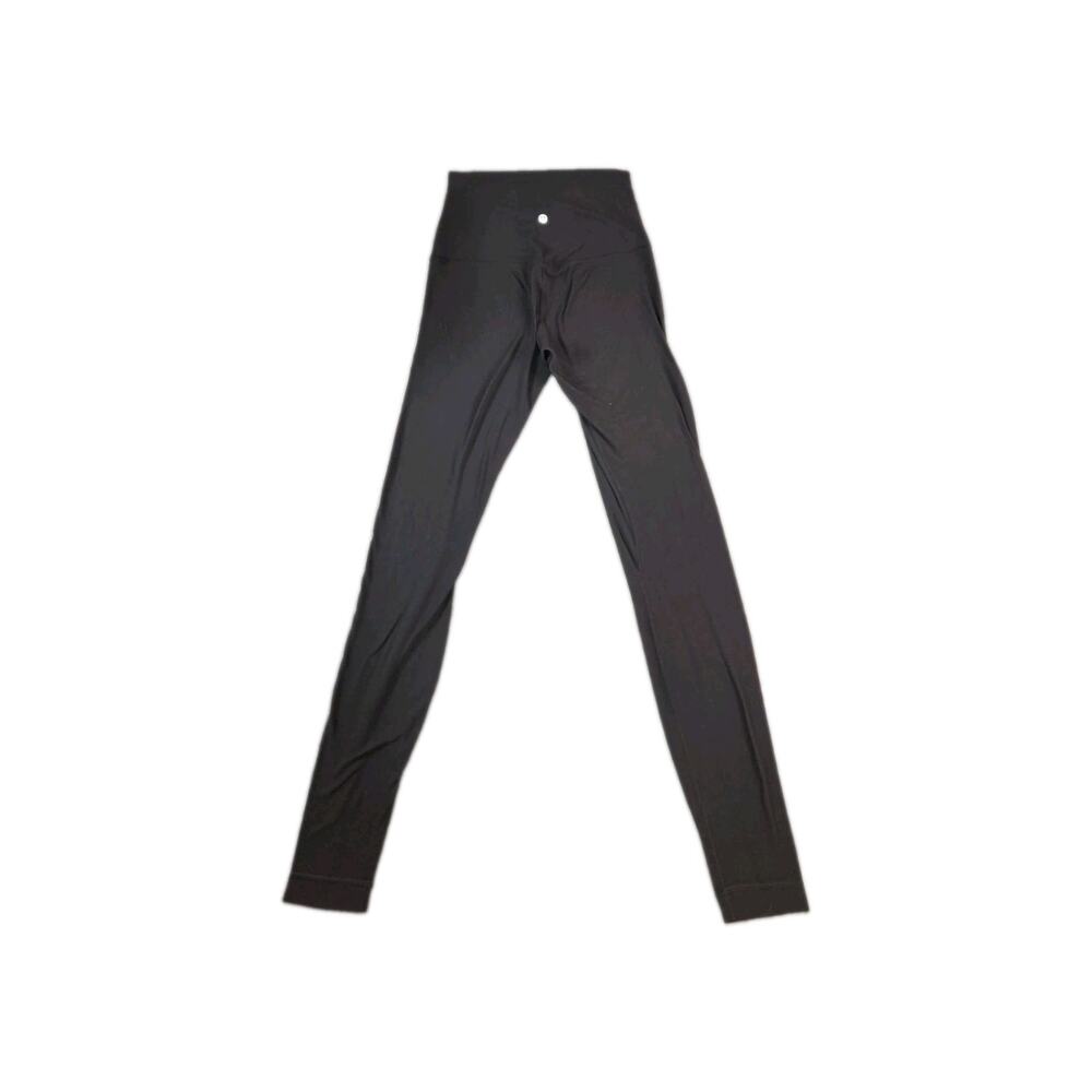 Lululemon Leggings Womens Sz 6 Black High Rise Yoga Gym Sport Workout C36-9 - Picture 7 of 9